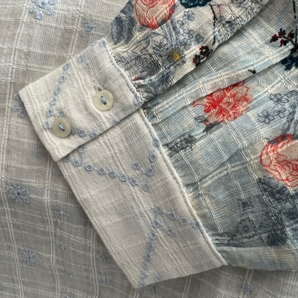 ✨HP x 2 ✨ NWTS ANTHRO PAJAMA TOP (L) - Picture 8 of 17